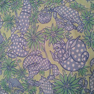 Lilly Pulitzer White Label Lobster/Crab Print 8P